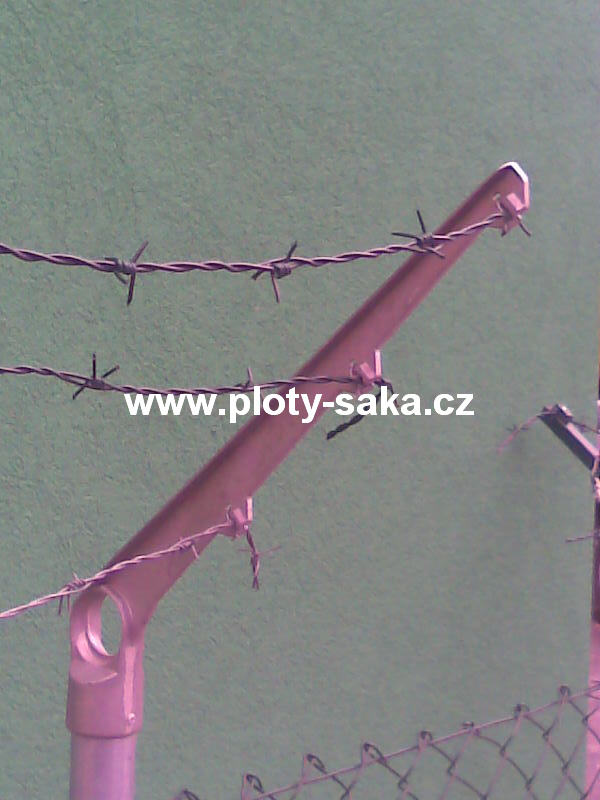 Držák ostnatého drátu PVC 60mm - Bavolet