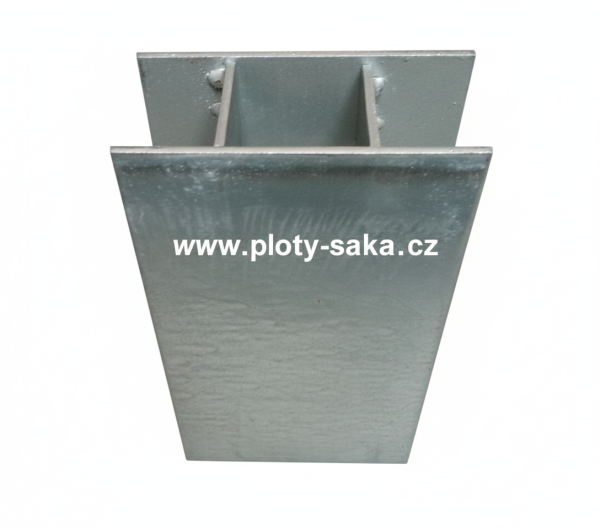 Držák podhrabové desky průběžný 48 Zn 200x50 mm