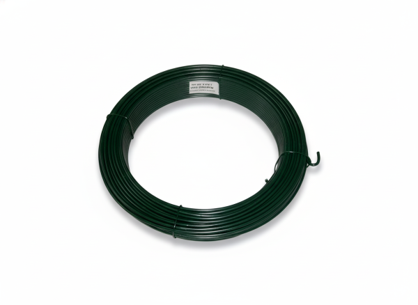 Napínací drát poplastovaný zelený, 3.5 mm, 78 m